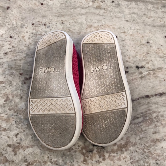 TOMS Kids - Alpargata Mesh in Fuchsia - Picture 4 of 8